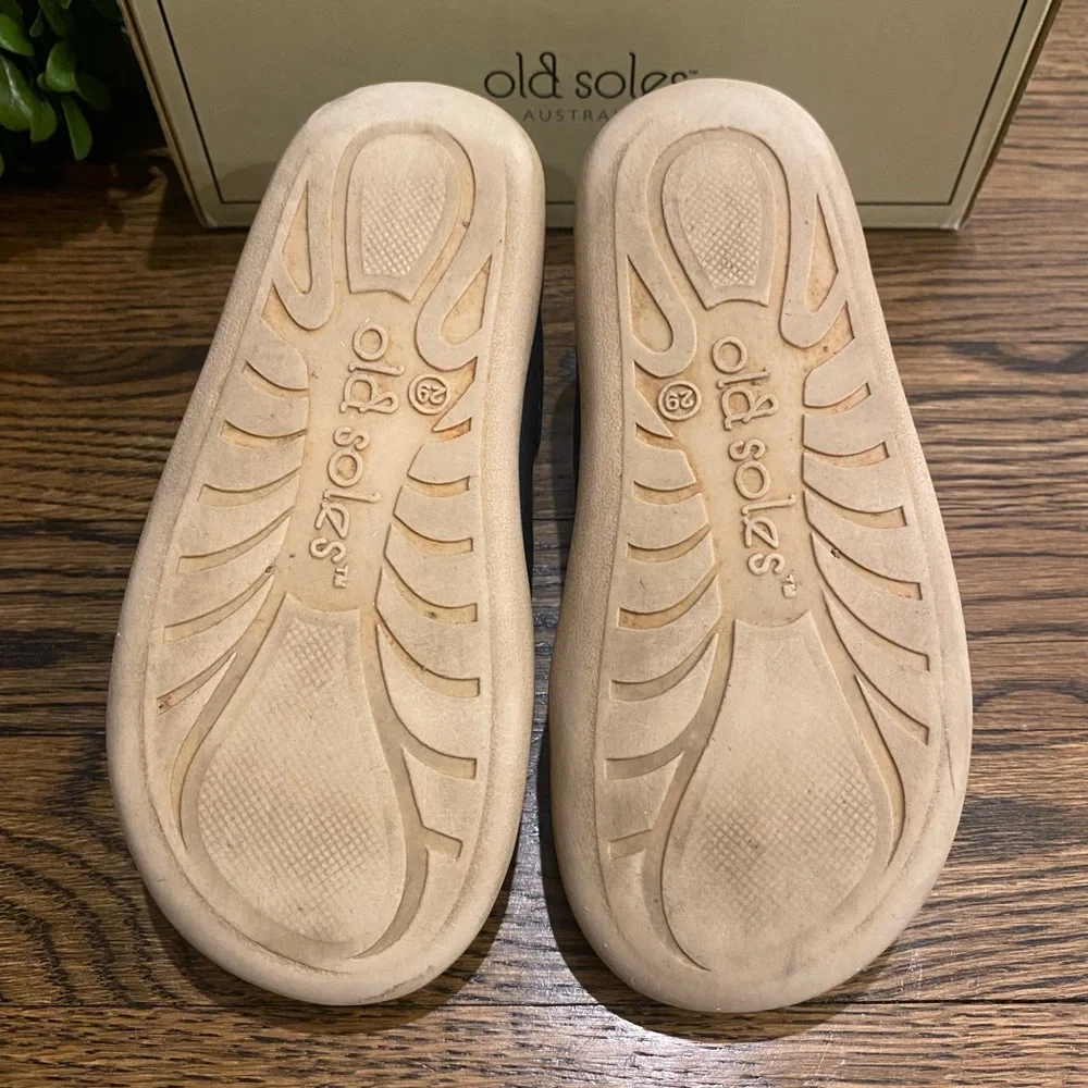 Old Soles Navy Blue Mary Jane Shoes Sz 12